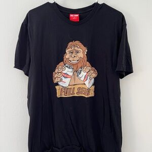 NELK Boys Full Send Black Graphic T-Shirt for Men